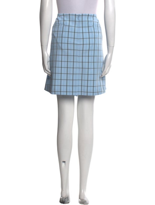 Tory Burch Plaid Print Mini Shorts