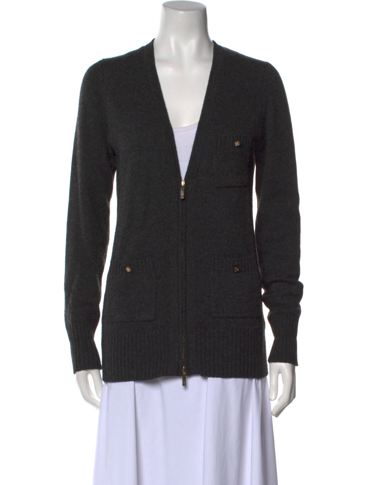 Tory Burch Cashmere V-Neck Sweater