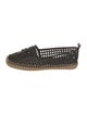 Tory Burch Leather Tweed Pattern Espadrille Sneakers