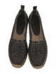 Tory Burch Leather Tweed Pattern Espadrille Sneakers
