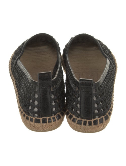 Tory Burch Leather Tweed Pattern Espadrille Sneakers