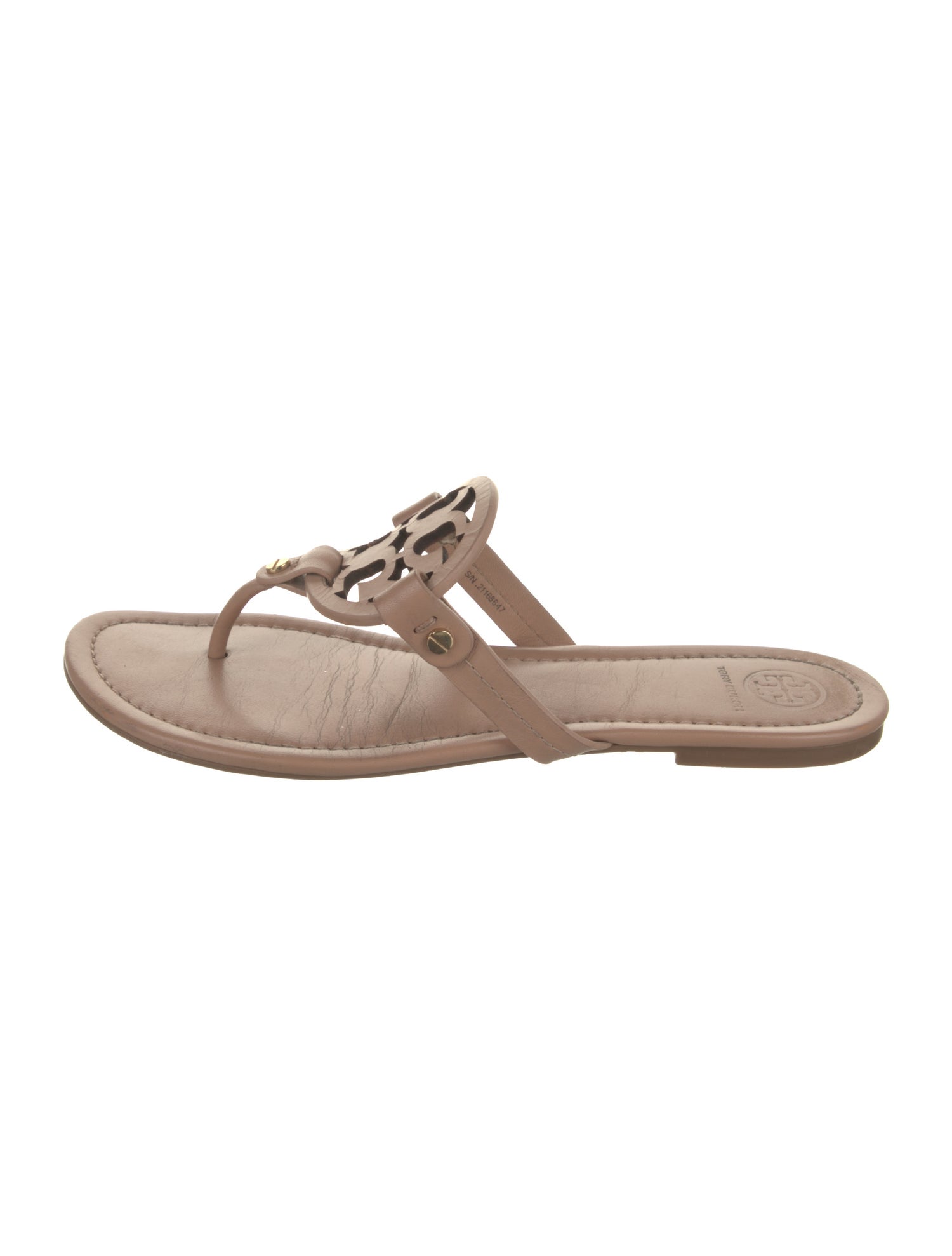 Tory Burch Leather Flip Flops