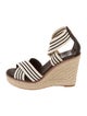 Tory Burch Canvas Striped Espadrilles