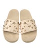 Tory Burch Leather Printed Slides