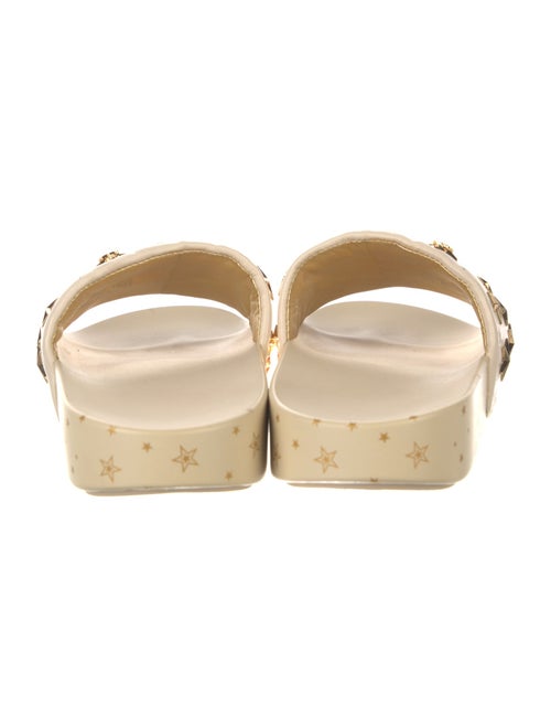 Tory Burch Leather Printed Slides