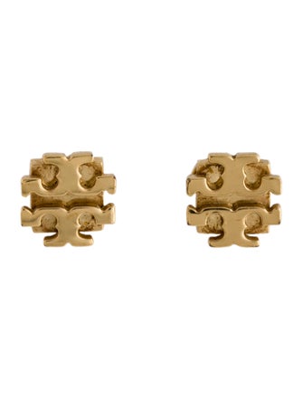 Tory Burch Logo Stud Earrings