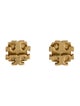 Tory Burch Logo Stud Earrings