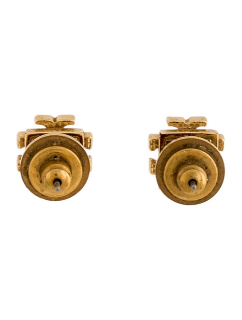 Tory Burch Logo Stud Earrings