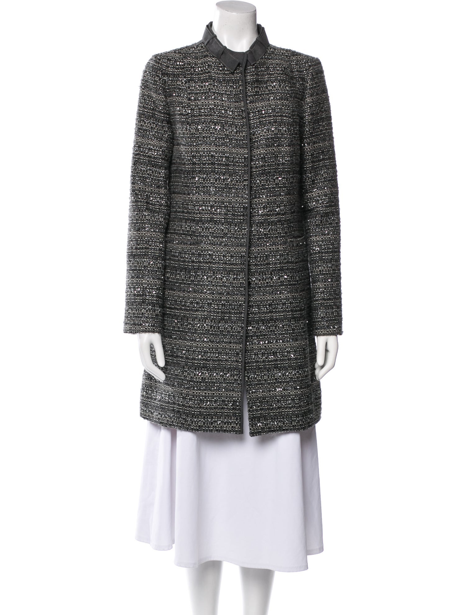 Tory Burch Tweed Pattern Coat