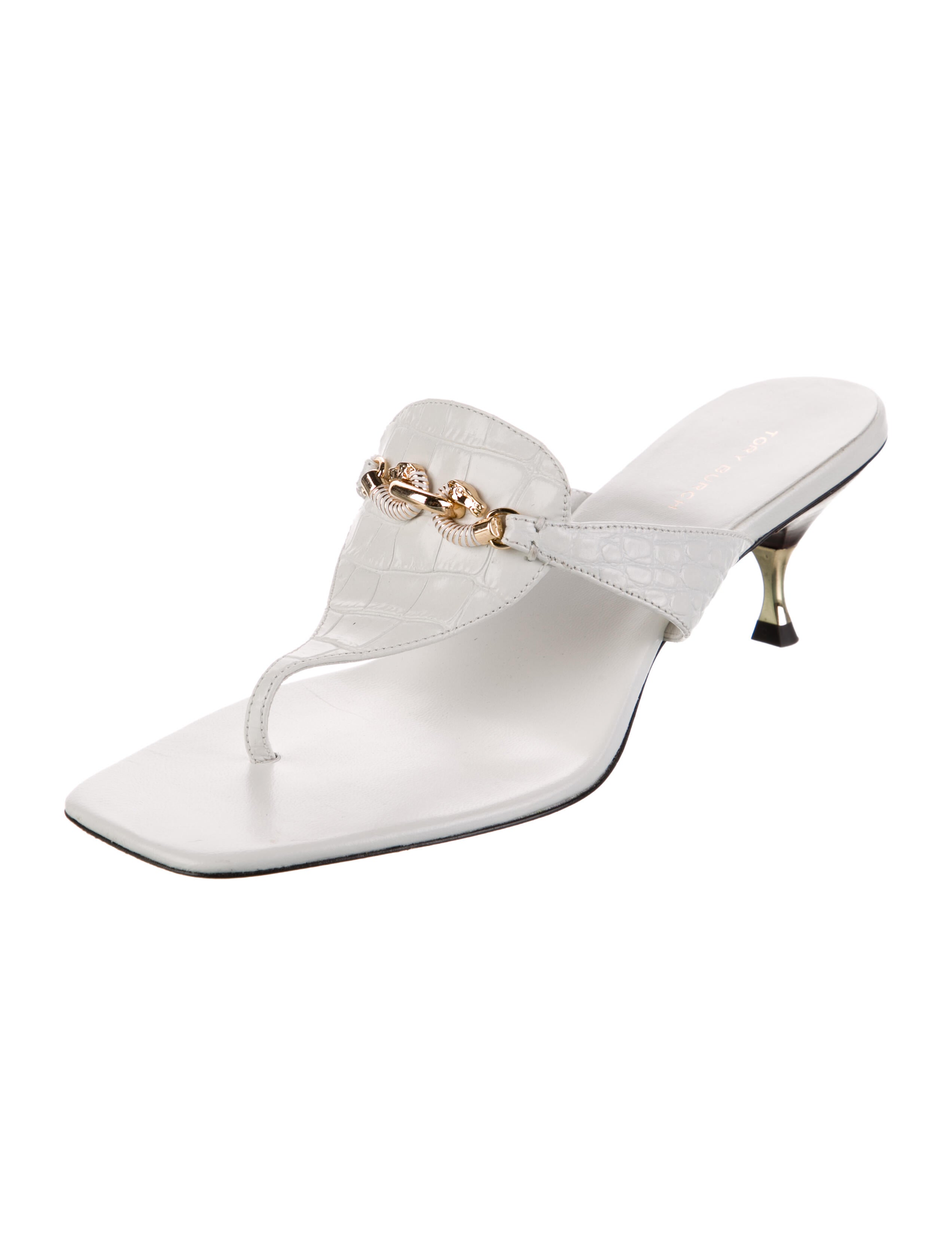 Tory Burch Leather Slides