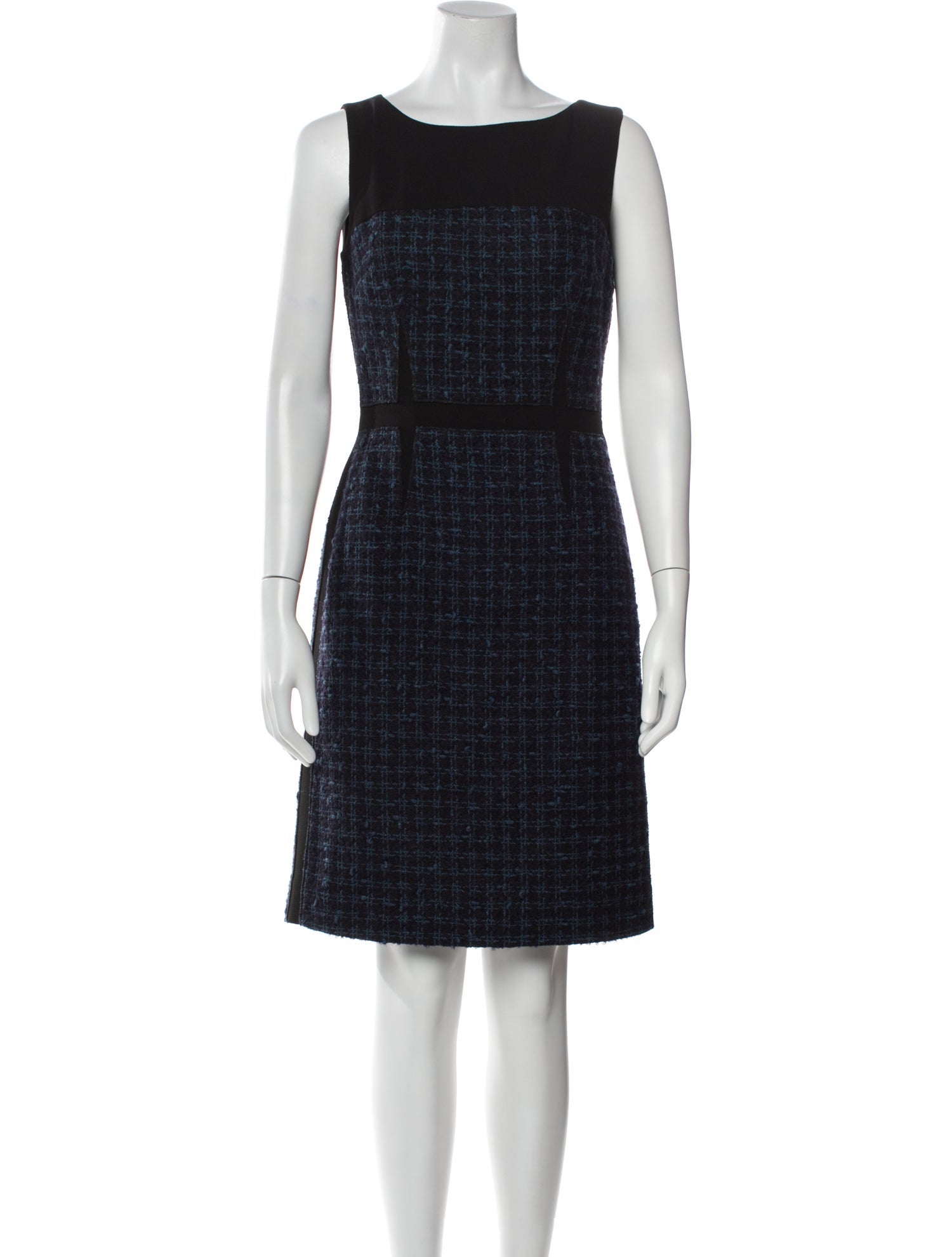 Tory Burch Bateau Neckline Knee-Length Dress