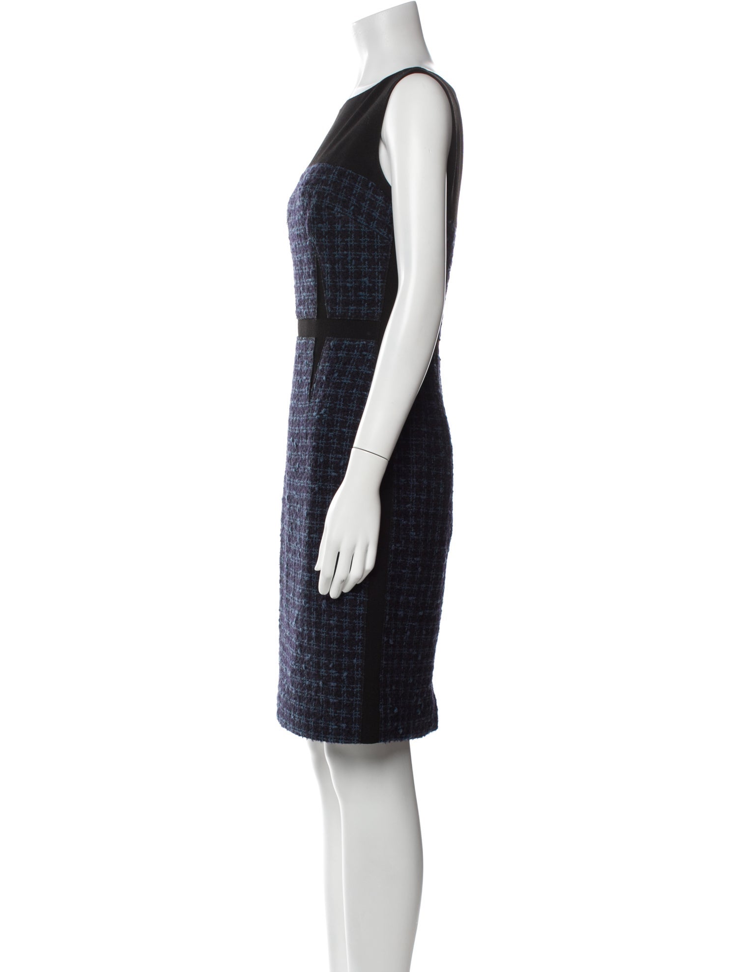 Tory Burch Bateau Neckline Knee-Length Dress