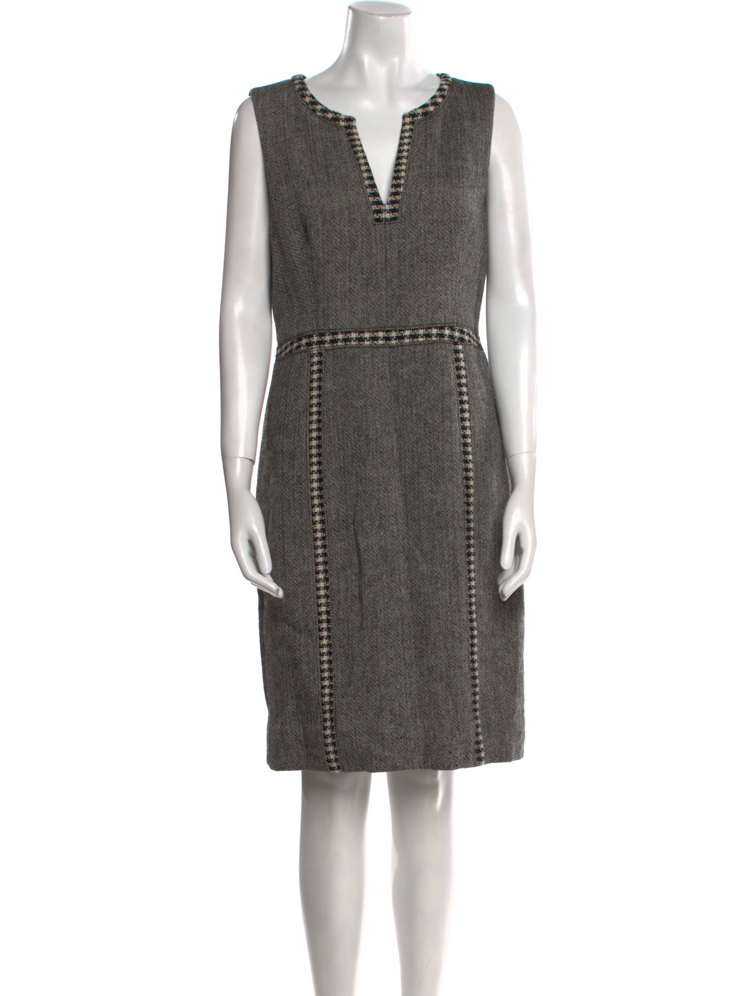 Tory Burch V-Neck Knee-Length Dress