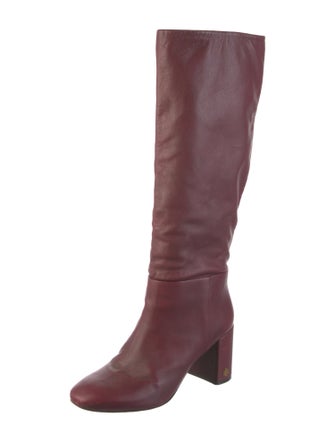 Tory Burch Leather Riding Boots