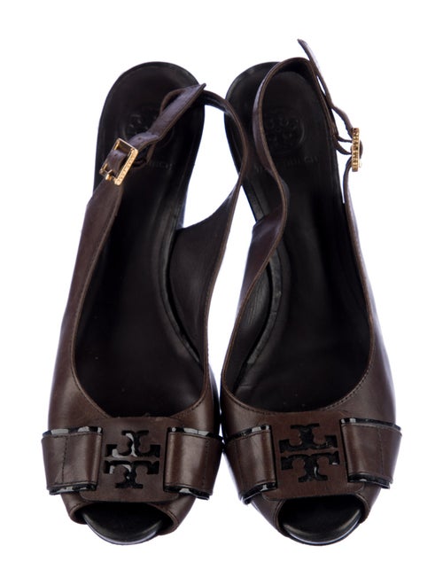 Tory Burch Leather Slingback Pumps