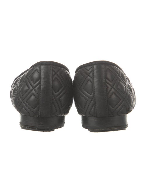 Tory Burch Leather Grosgrain Trim Ballet Flats