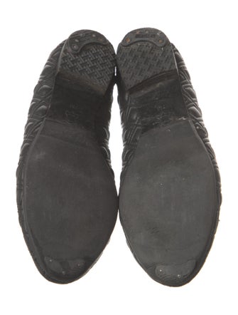 Tory Burch Leather Grosgrain Trim Ballet Flats