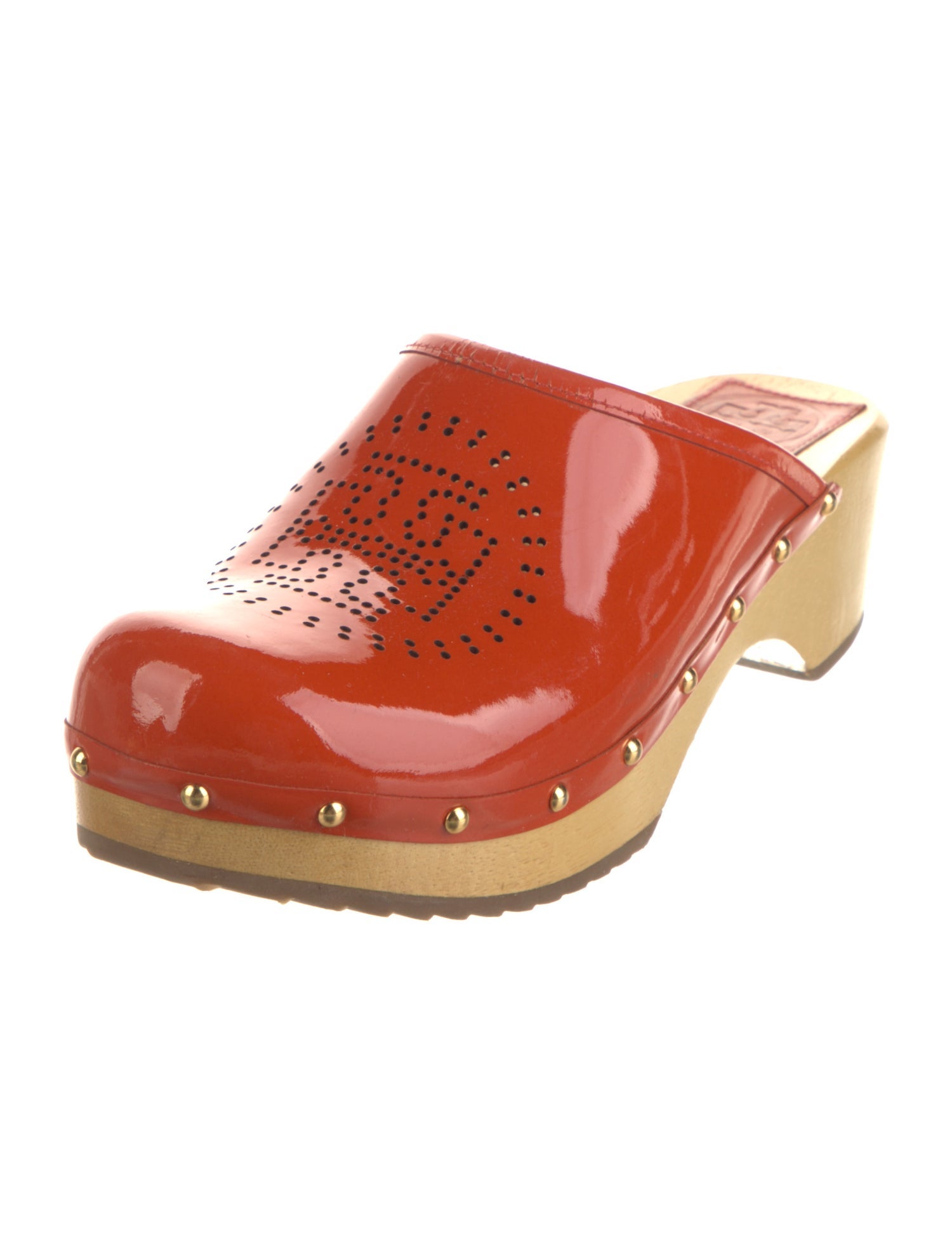 Tory Burch Patent Leather Mules