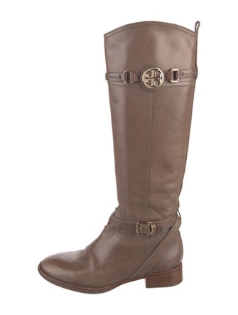 Tory Burch Leather Riding Boots