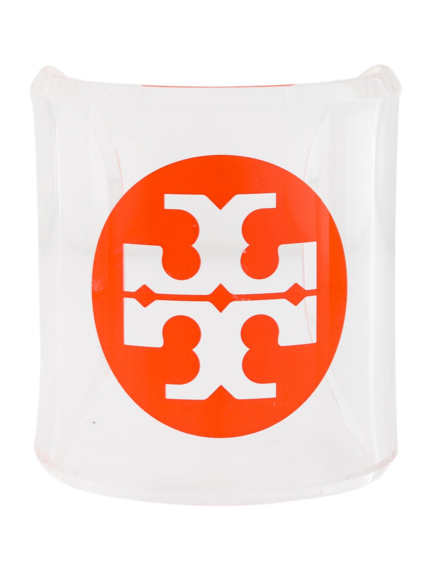 Tory Burch Resin Logo Cuff Bracelet