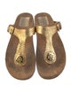 Tory Burch Leather Trim Embellishment Flip Flops
