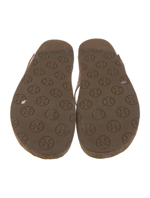 Tory Burch Leather Trim Embellishment Flip Flops