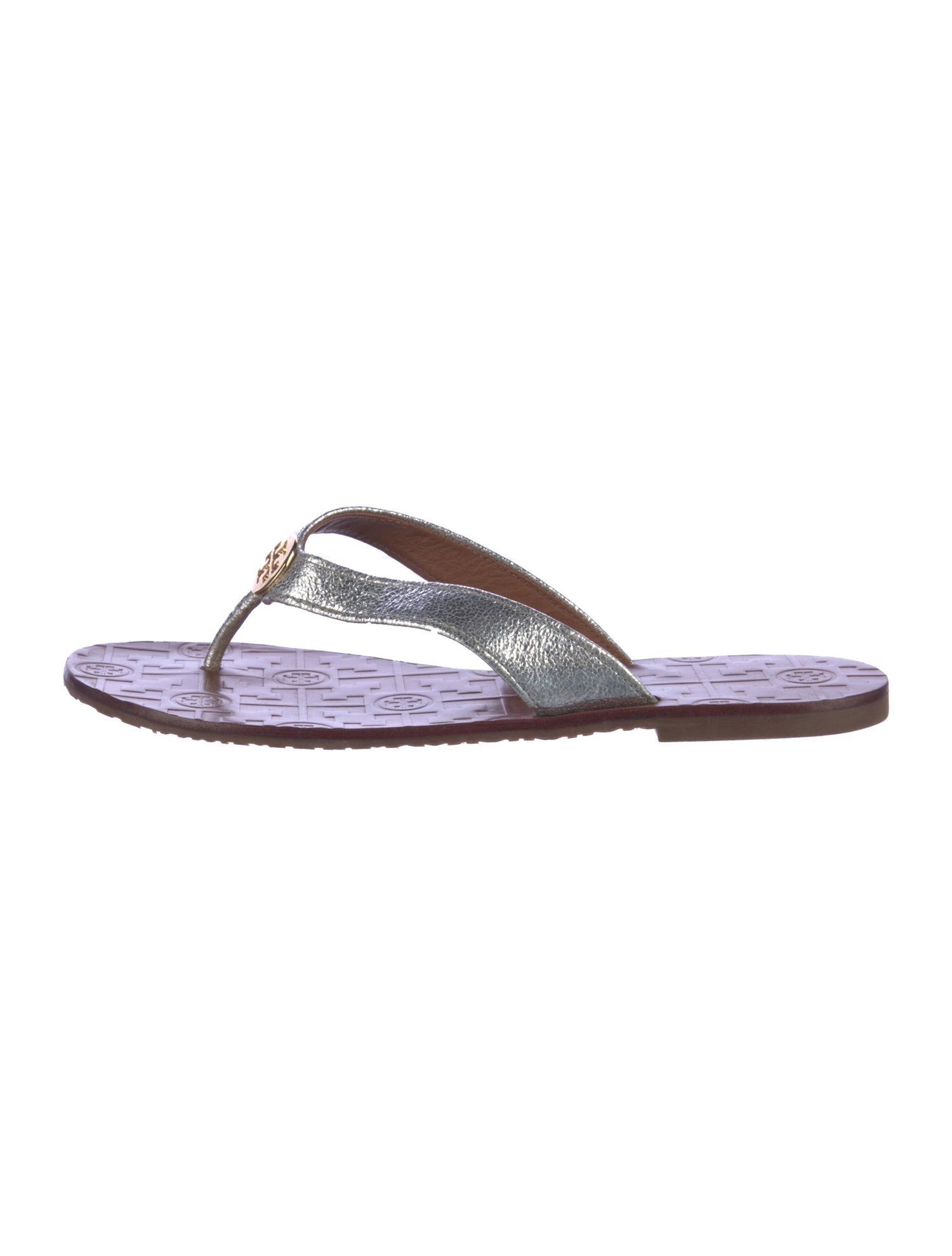 Tory Burch Leather Flip Flops