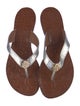 Tory Burch Leather Flip Flops