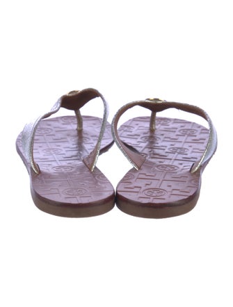 Tory Burch Leather Flip Flops