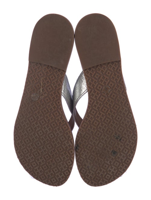 Tory Burch Leather Flip Flops