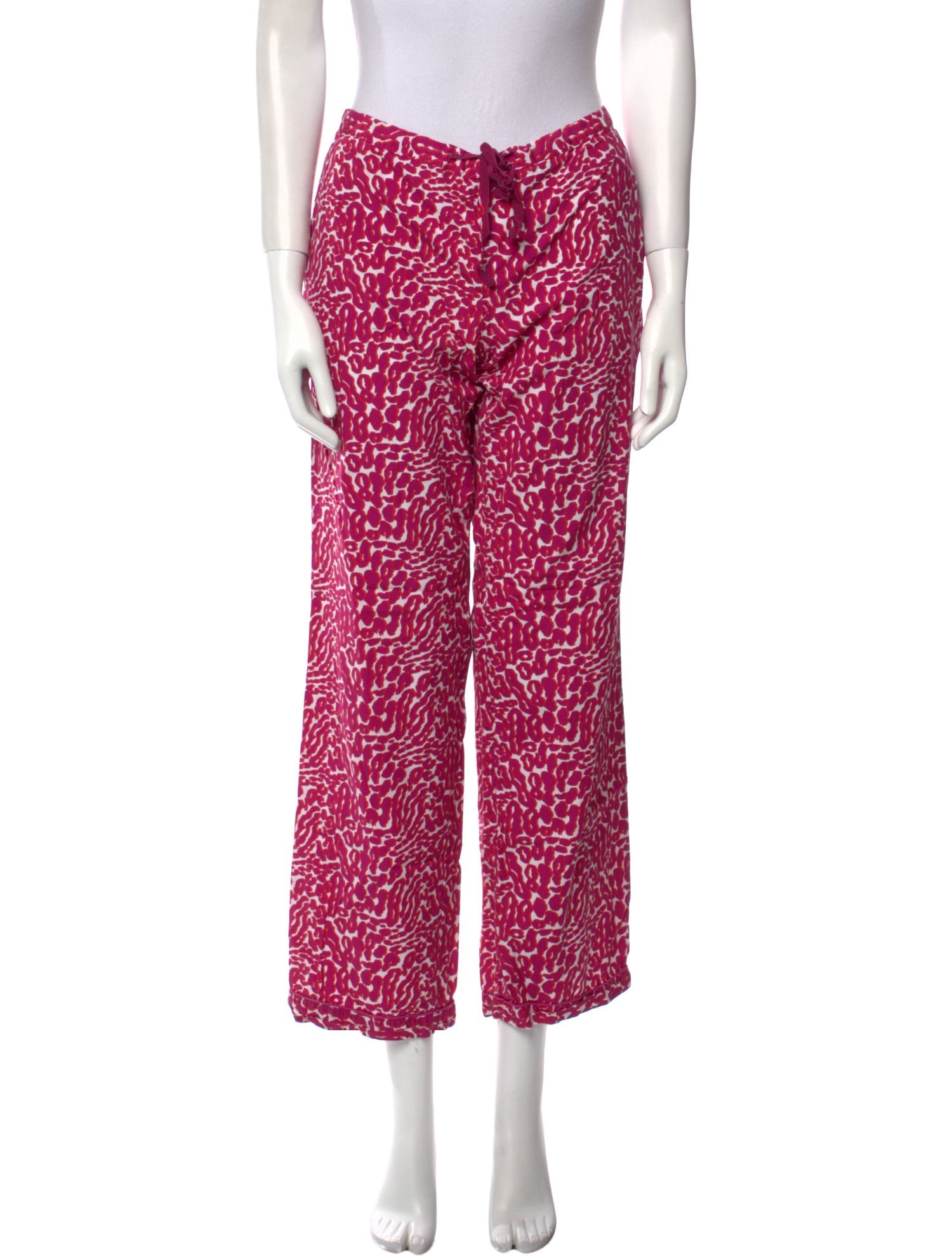 Tory Burch Printed Straight Leg Pants