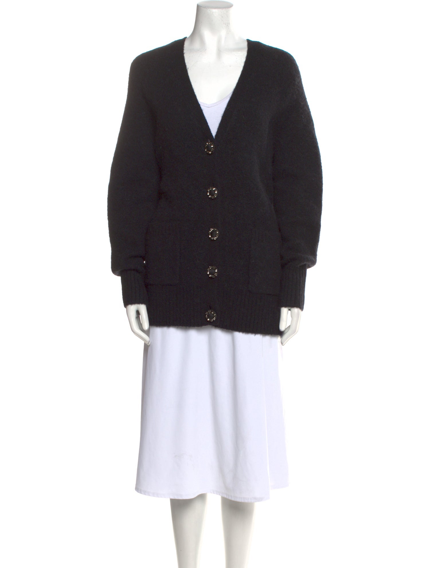 Tory Burch Alpaca V-Neck Sweater