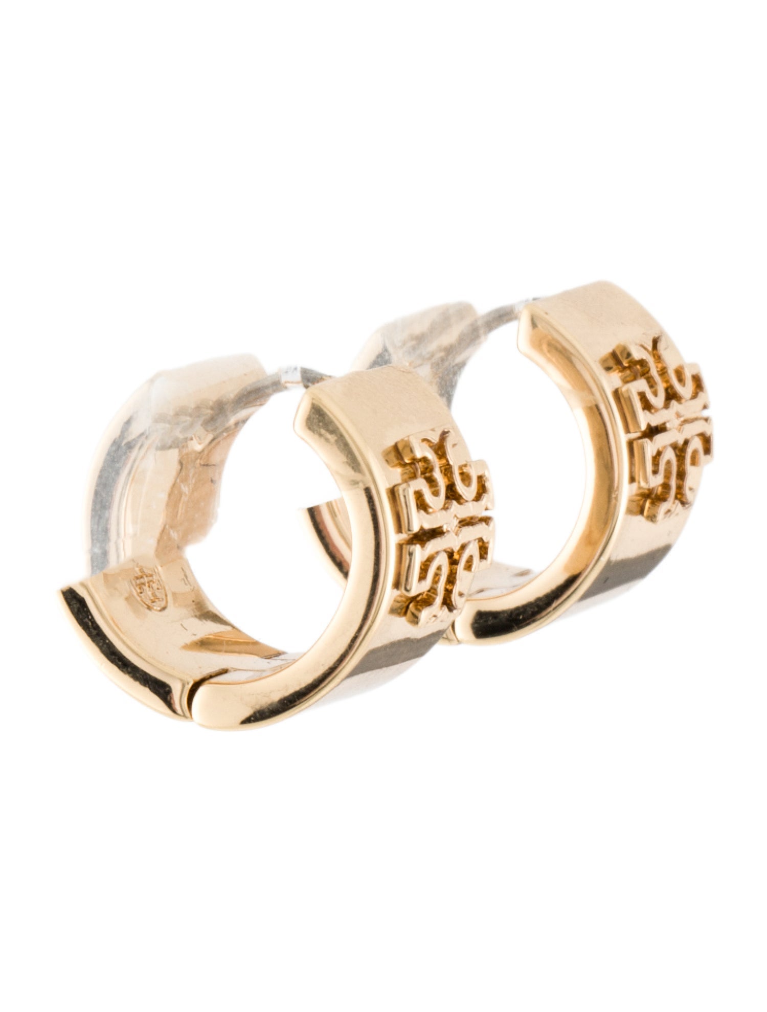 Tory Burch Britten Huggie Earrings