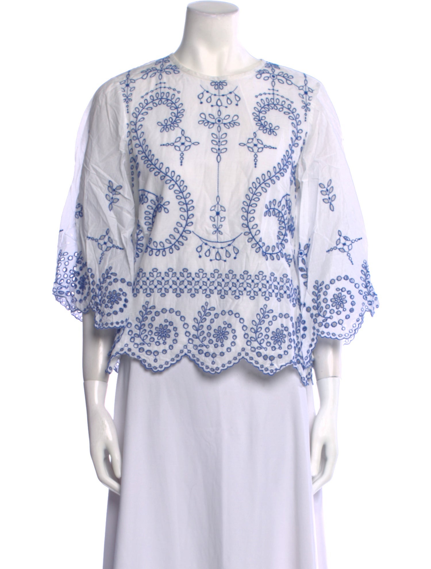 Tory Burch Printed V-Neck Top