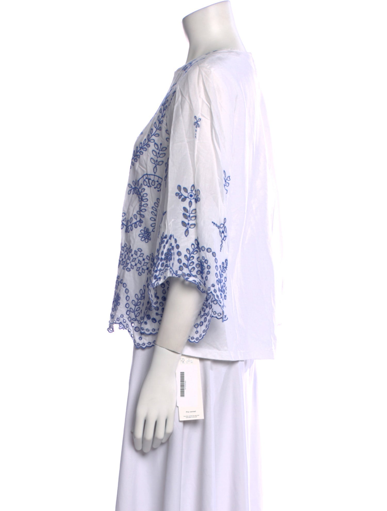 Tory Burch Printed V-Neck Top