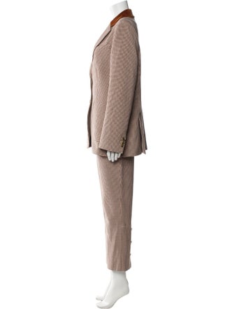 Tory Burch Plaid Print Pantsuit