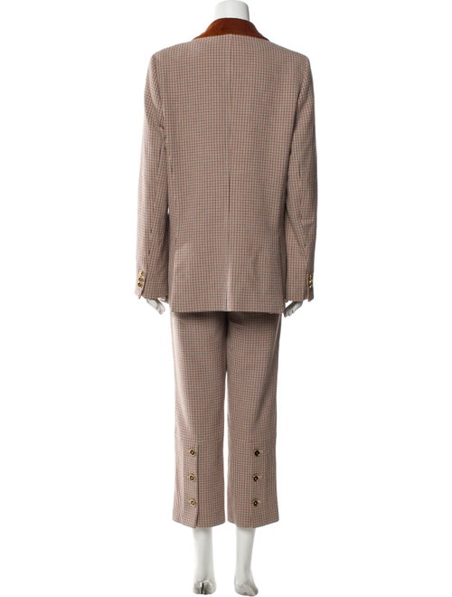 Tory Burch Plaid Print Pantsuit