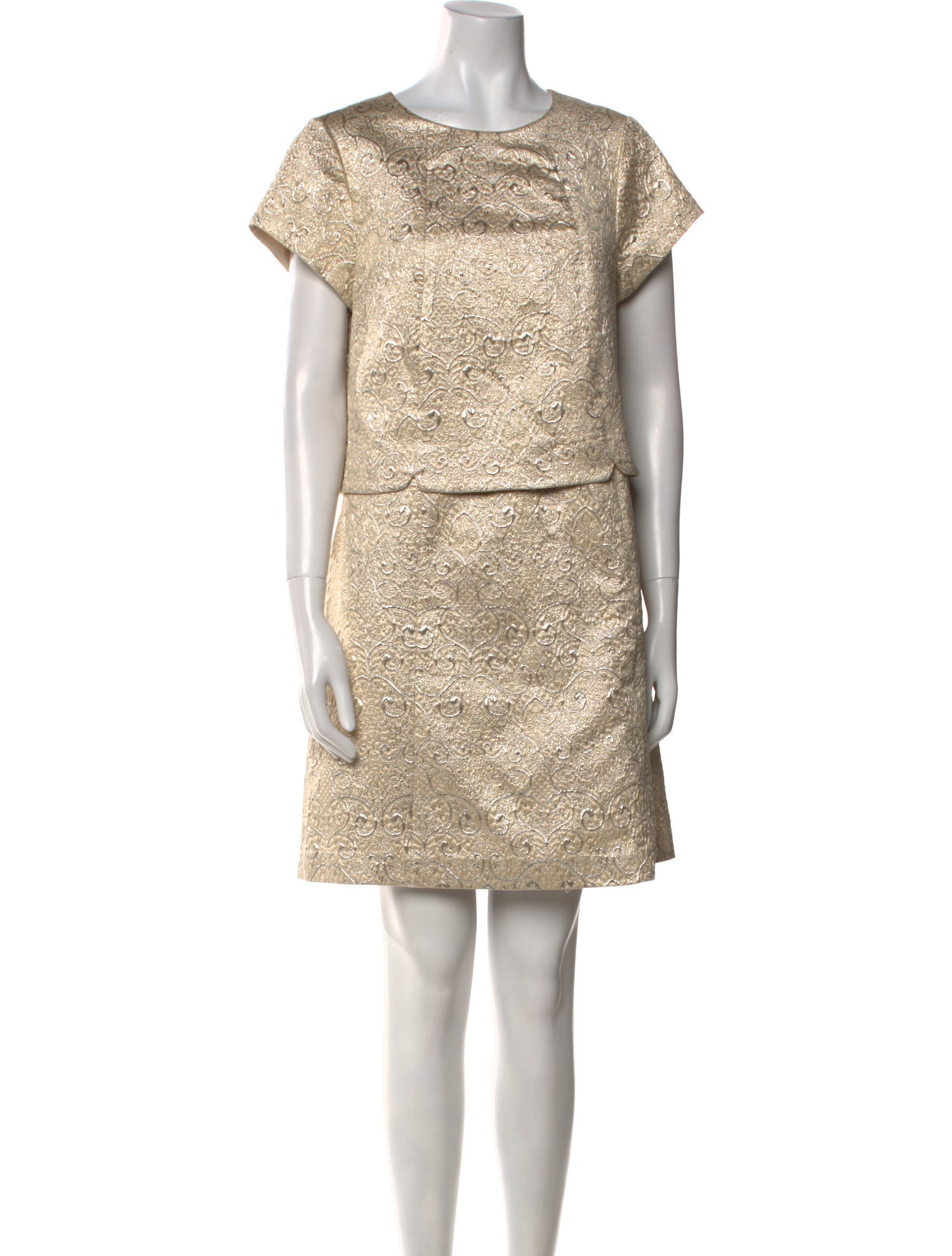 Tory Burch Scoop Neck Mini Dress