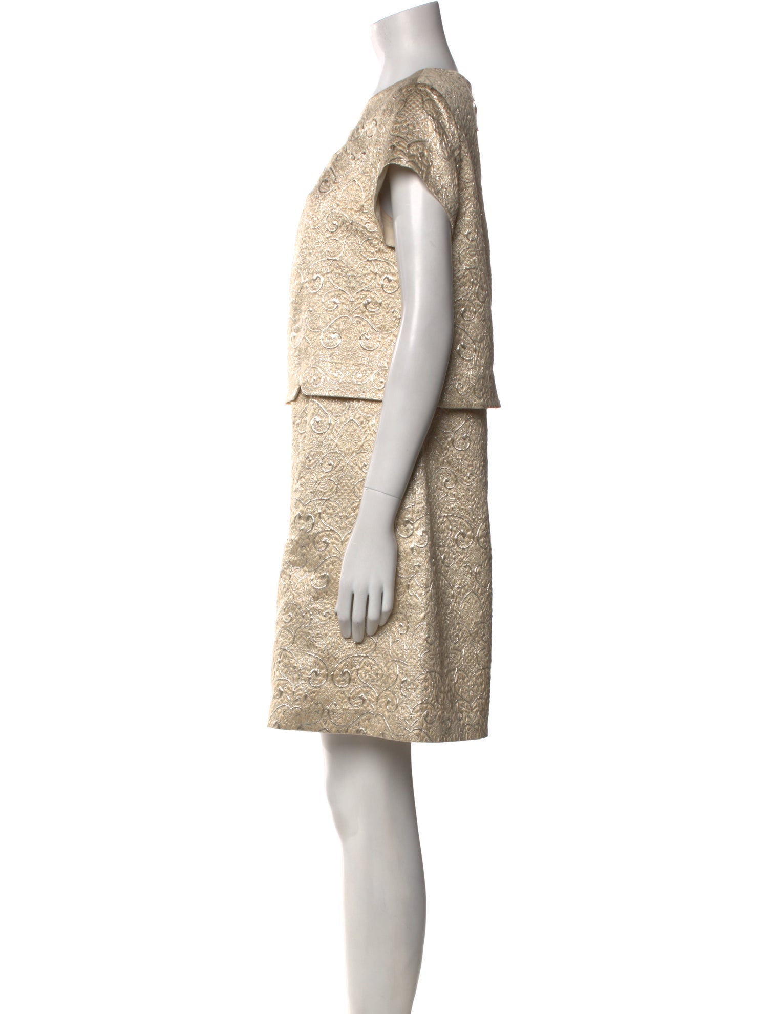 Tory Burch Scoop Neck Mini Dress