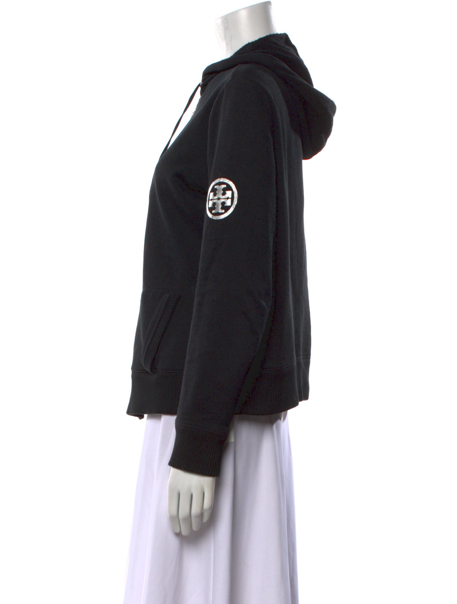 Tory Burch Crew Neck Long Sleeve Sweatshirt