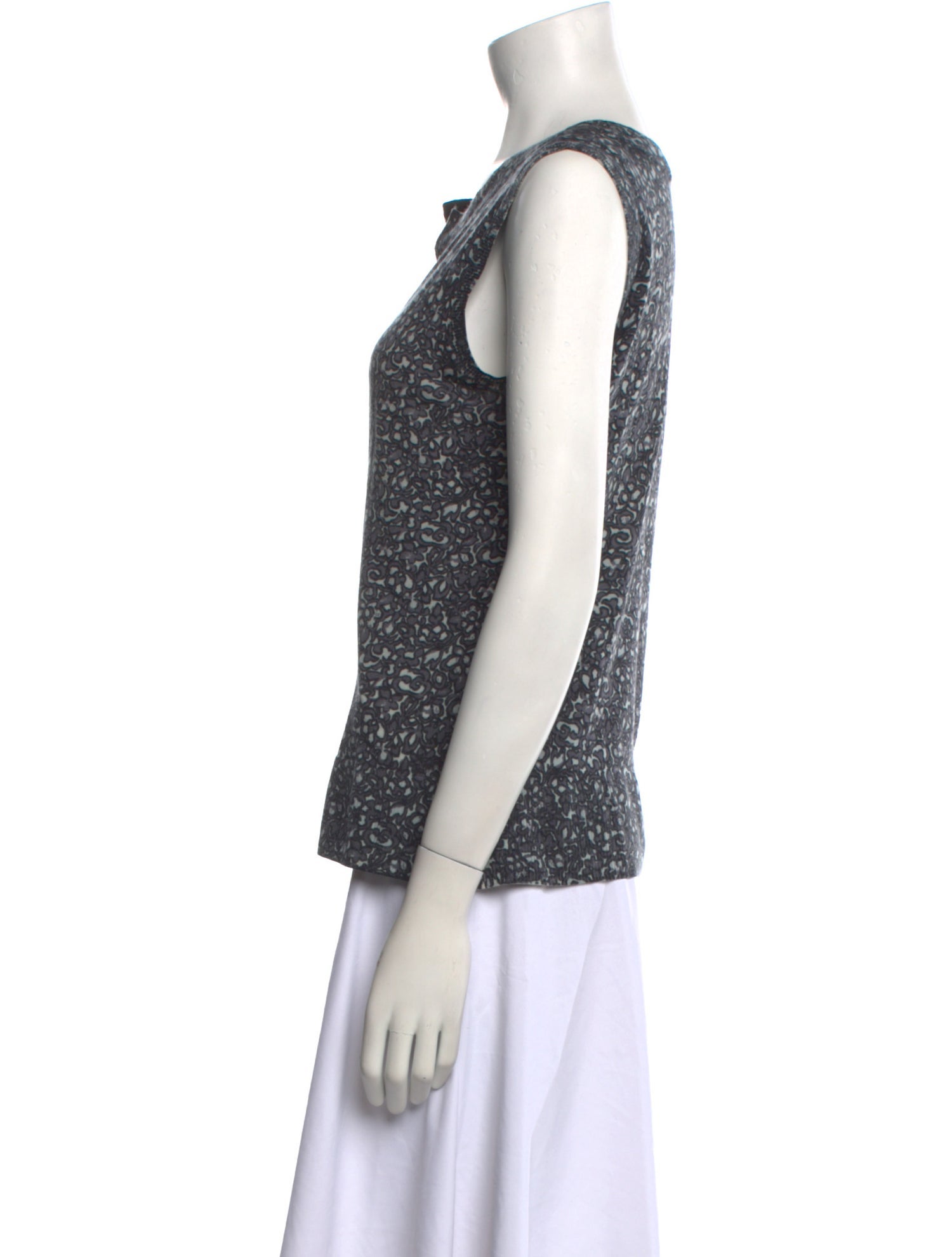 Tory Burch Merino Wool V-Neck Top