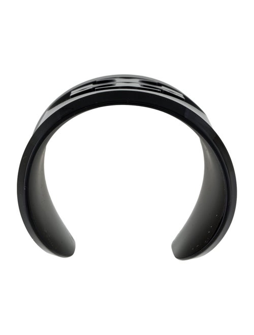 Tory Burch Wide Logo Cuff Bracelet