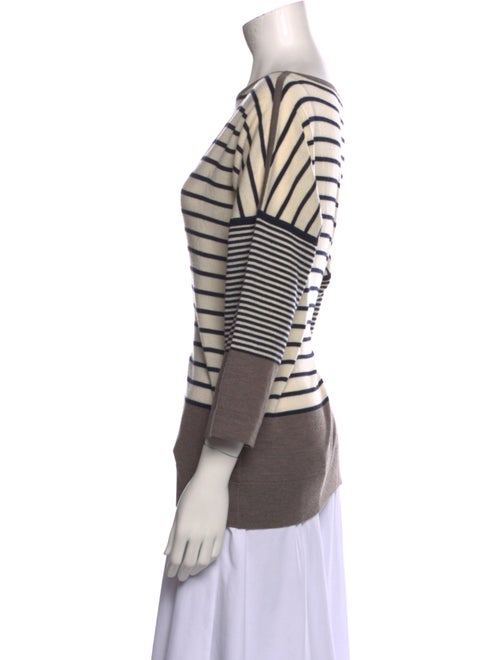 Tory Burch Merino Wool Striped Sweater