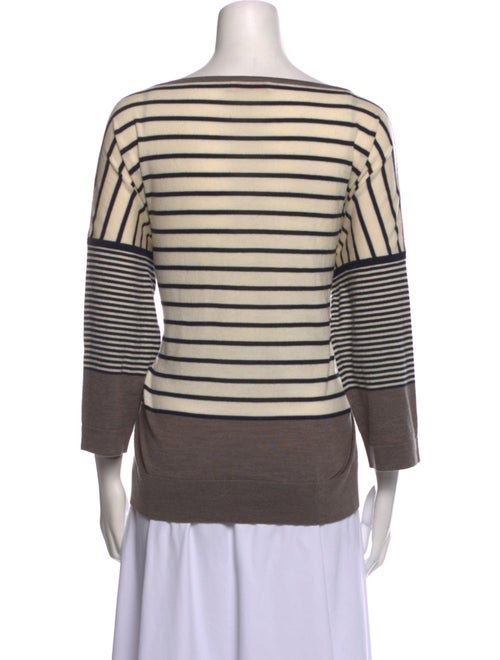 Tory Burch Merino Wool Striped Sweater