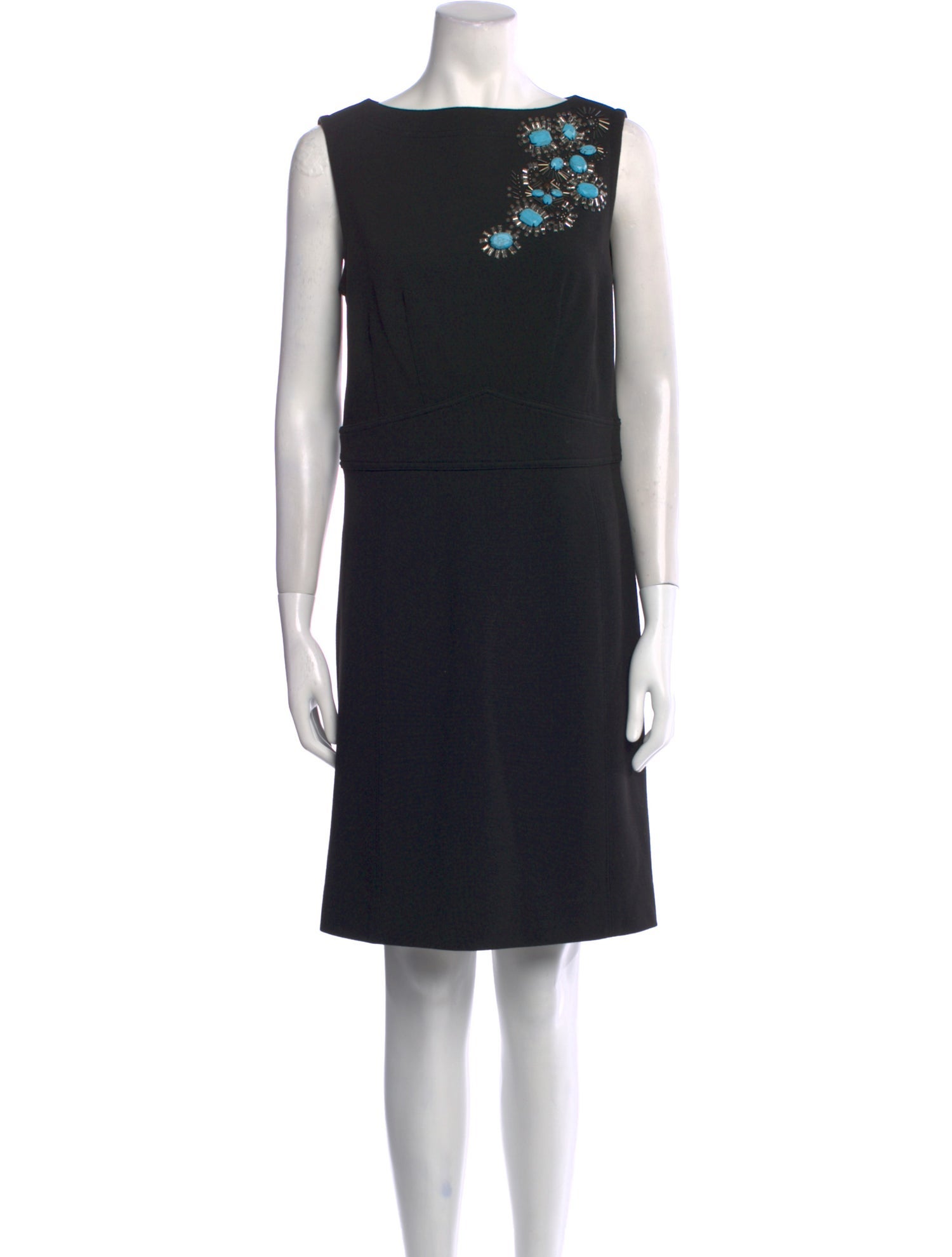 Tory Burch Bateau Neckline Mini Dress