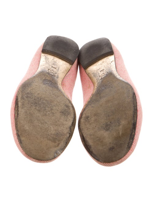 Tory Burch Plaid Print Cutout Accent Flats