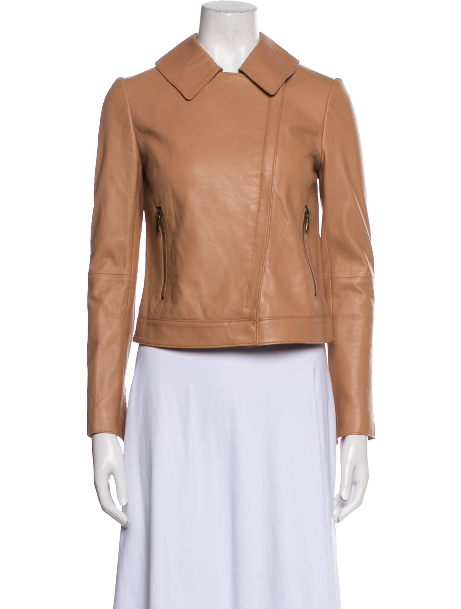 Tory Burch Leather Biker Jacket