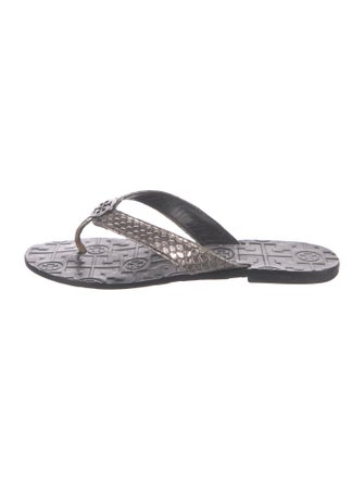 Tory Burch Leather Flip Flops