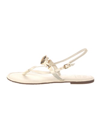 Tory Burch Leather T-Strap Sandals