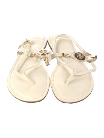 Tory Burch Leather T-Strap Sandals